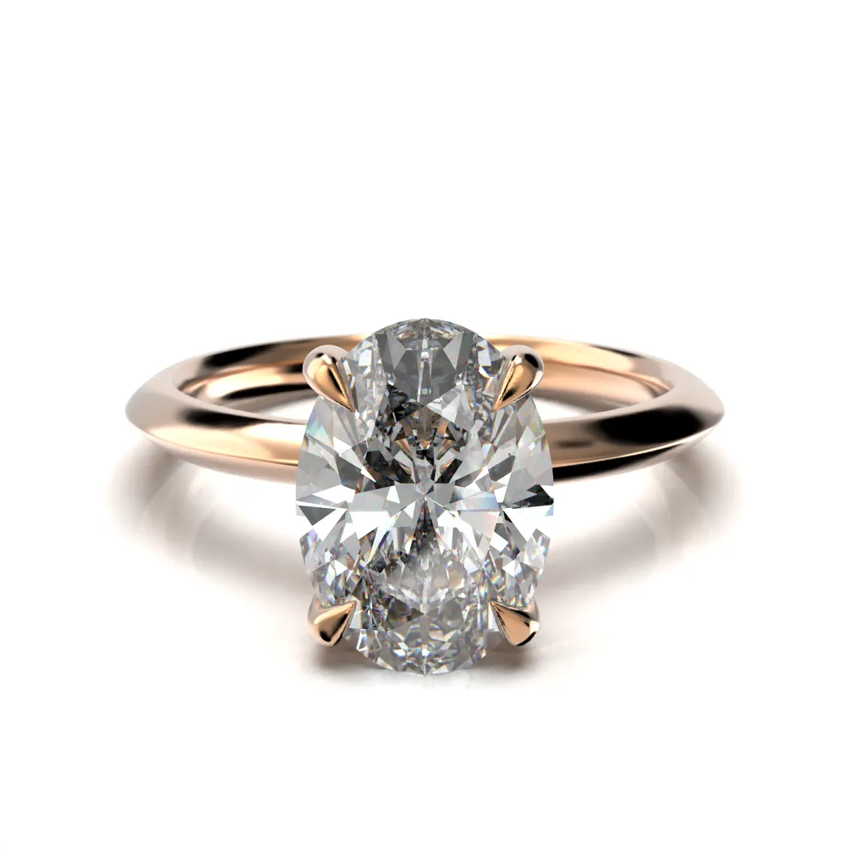 Engagement ring "Kelly Oval" - Keefirivunts