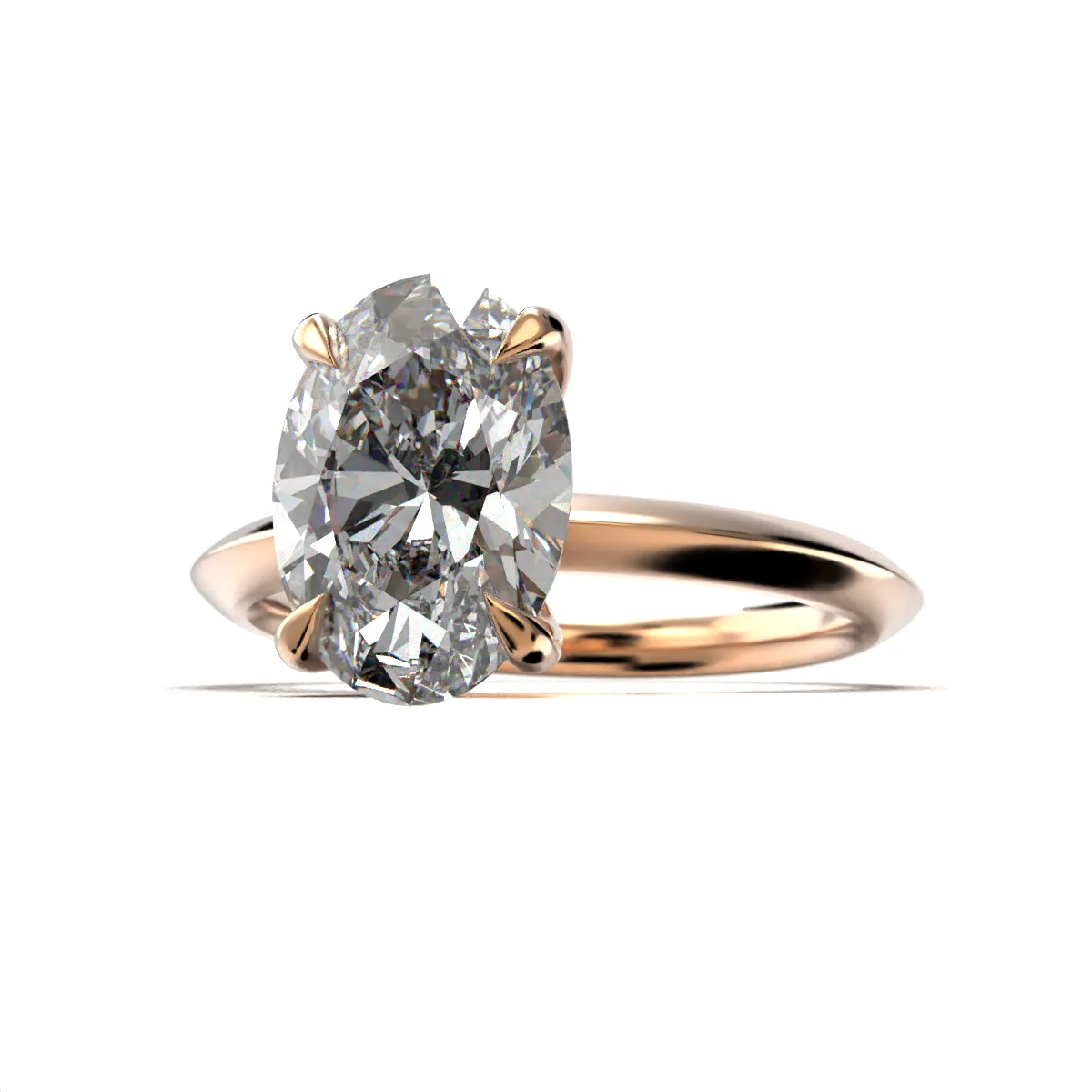 Engagement ring "Kelly Oval" - Keefirivunts