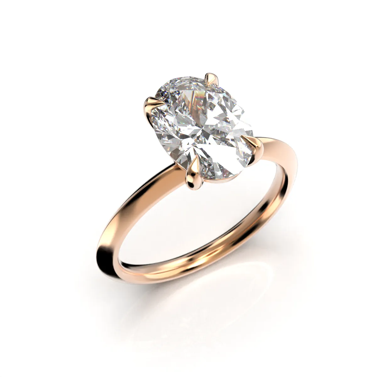 Engagement ring "Kelly Oval" - Keefirivunts