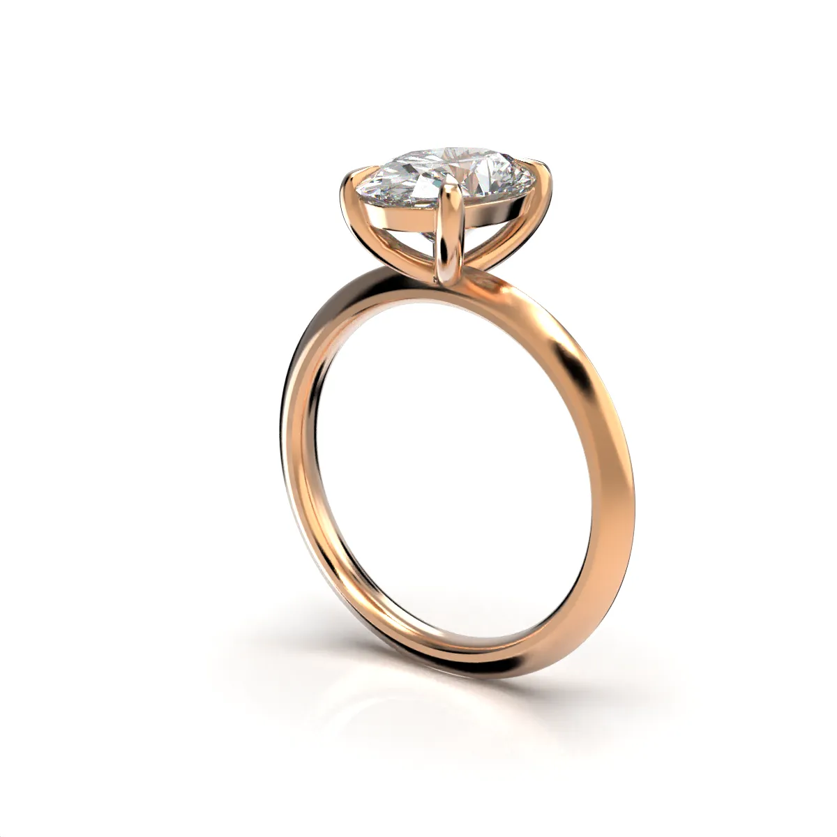 Engagement ring "Kelly Oval" - Keefirivunts