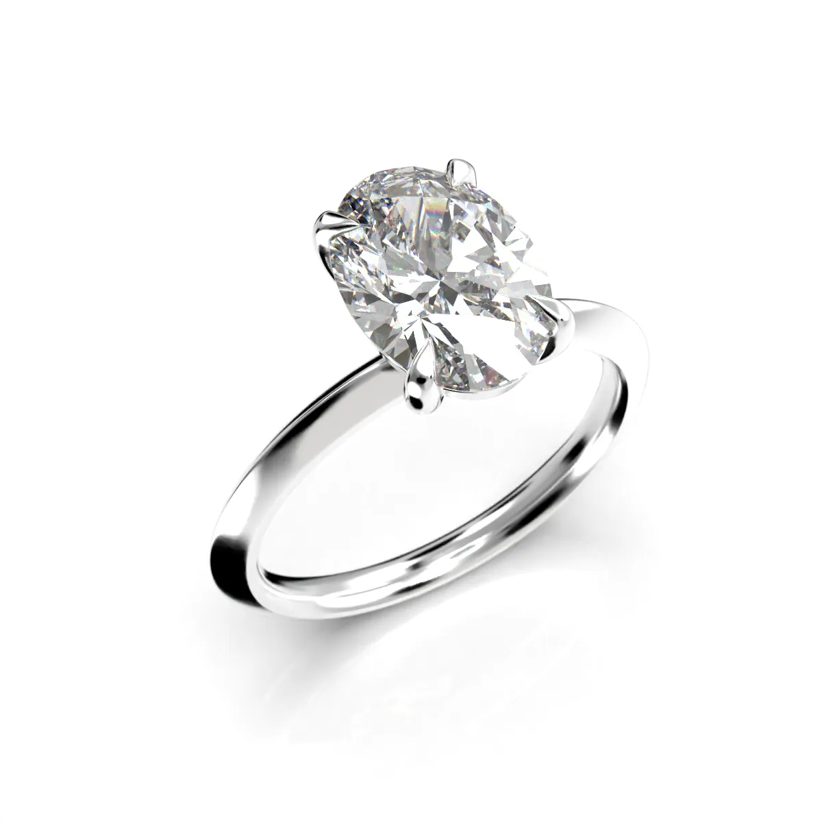 Engagement ring "Kelly Oval" - Keefirivunts