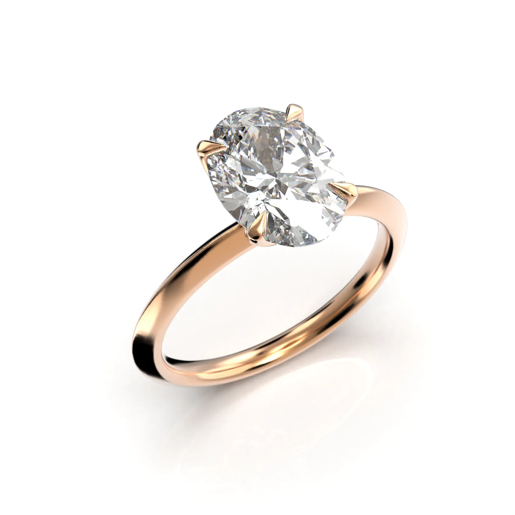 Engagement ring "Lily Oval" - Keefirivunts