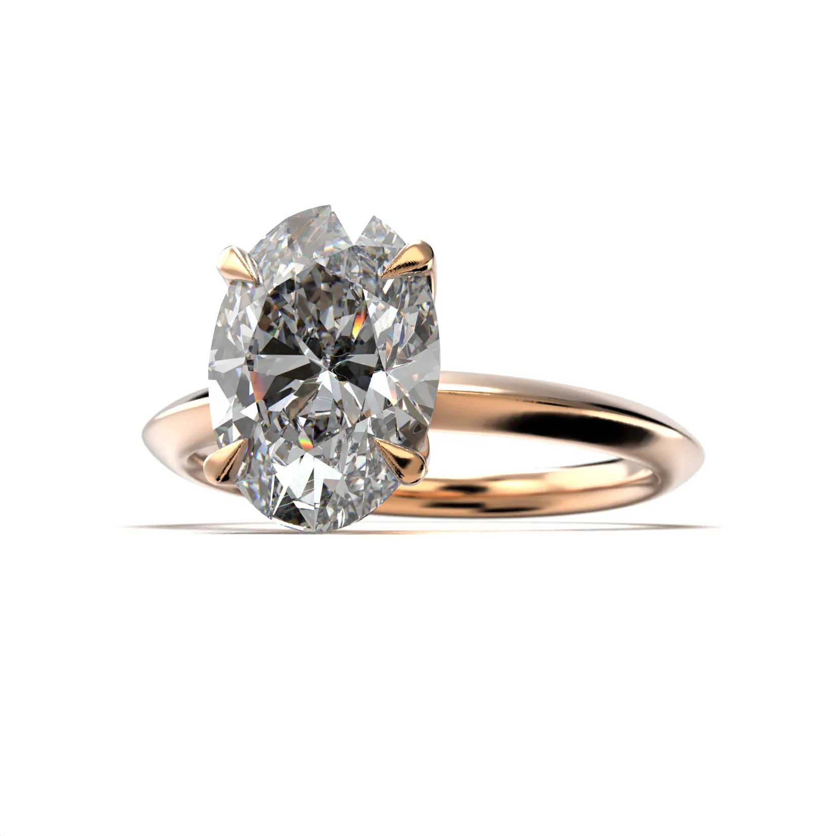 Engagement ring "Lily Oval" - Keefirivunts