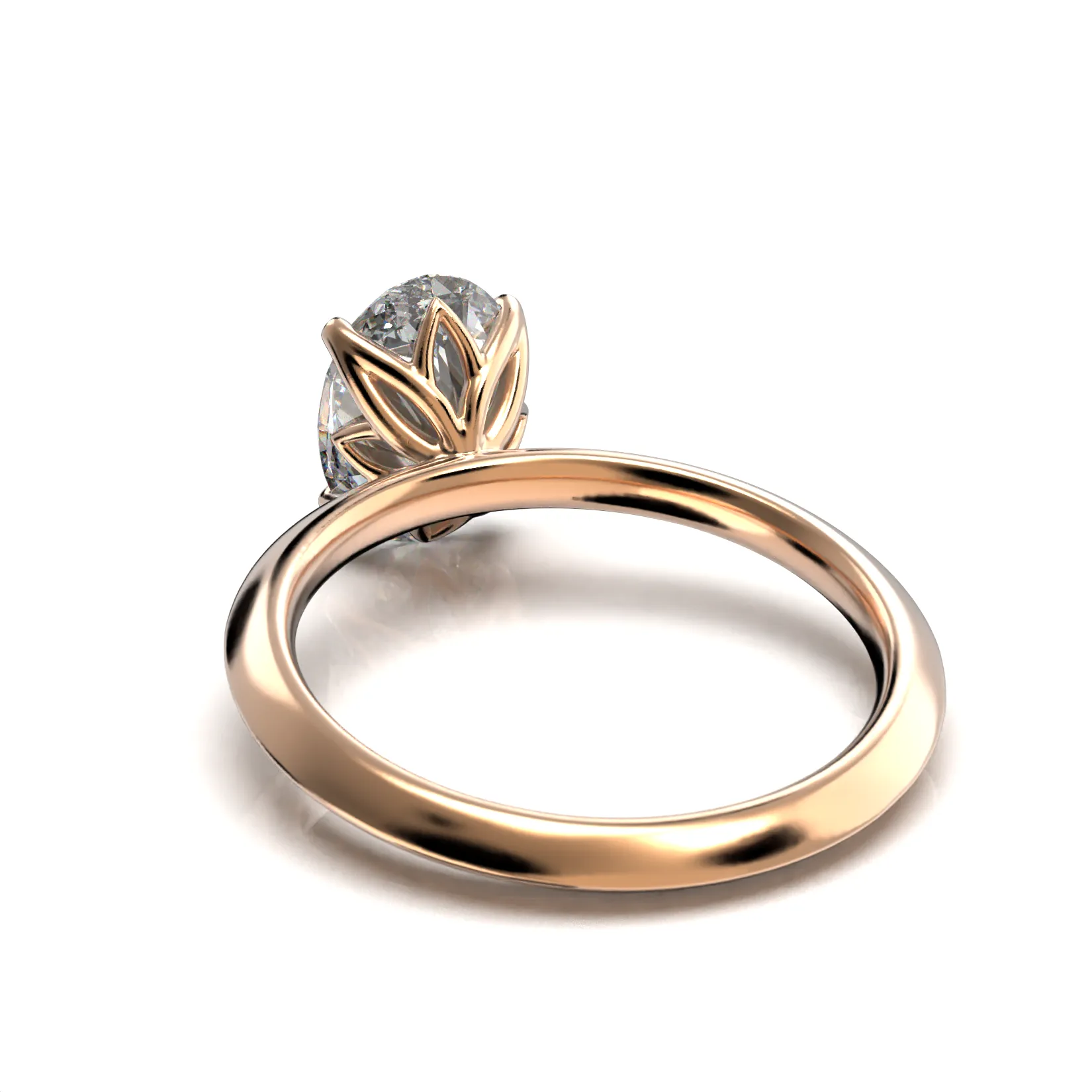 Engagement ring "Lily Oval" - Keefirivunts