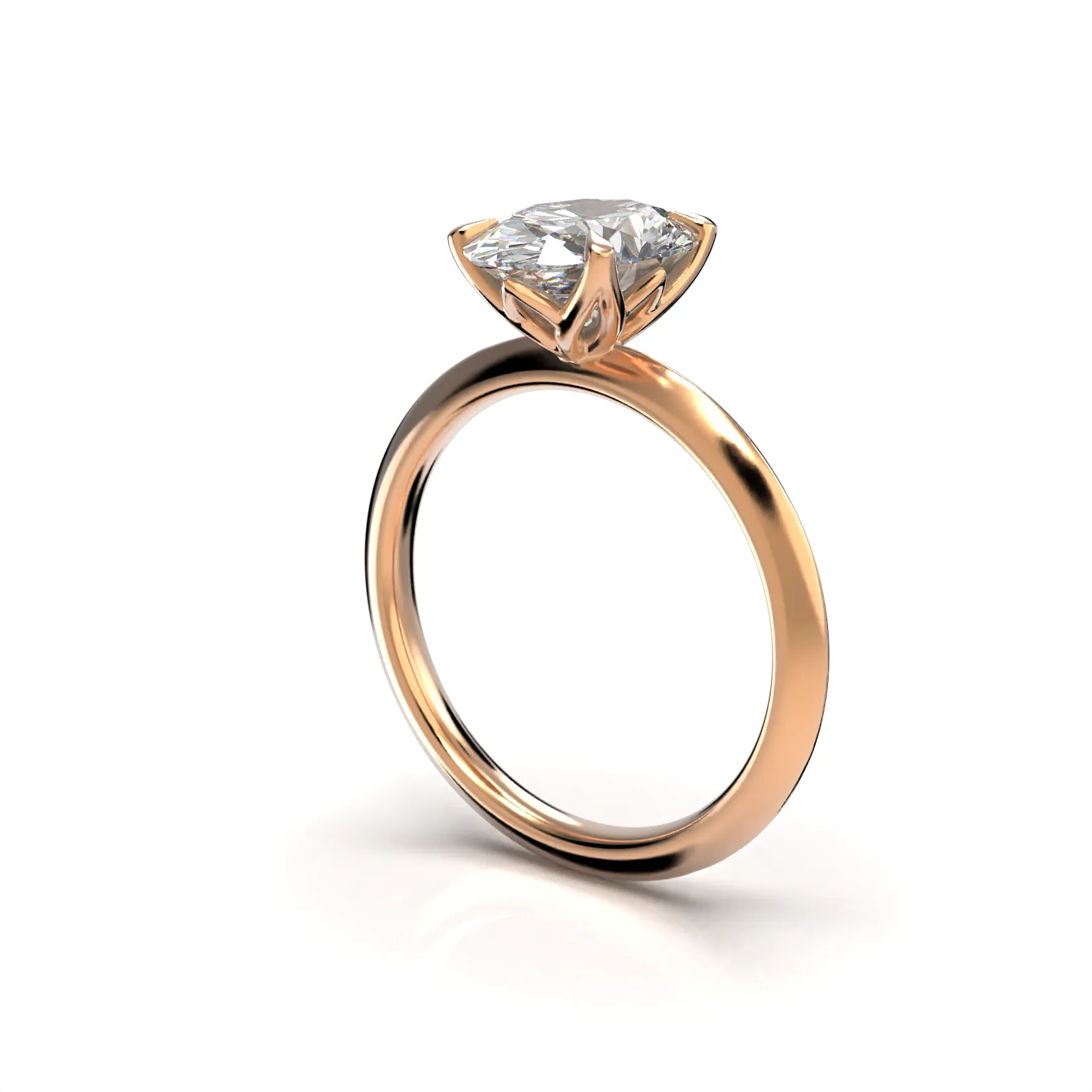 Engagement ring "Lily Oval" - Keefirivunts