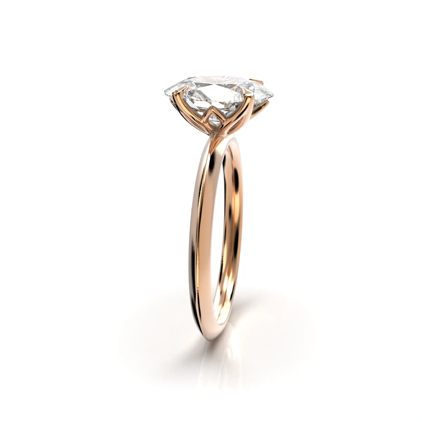 Engagement ring "Lily Oval" - Keefirivunts