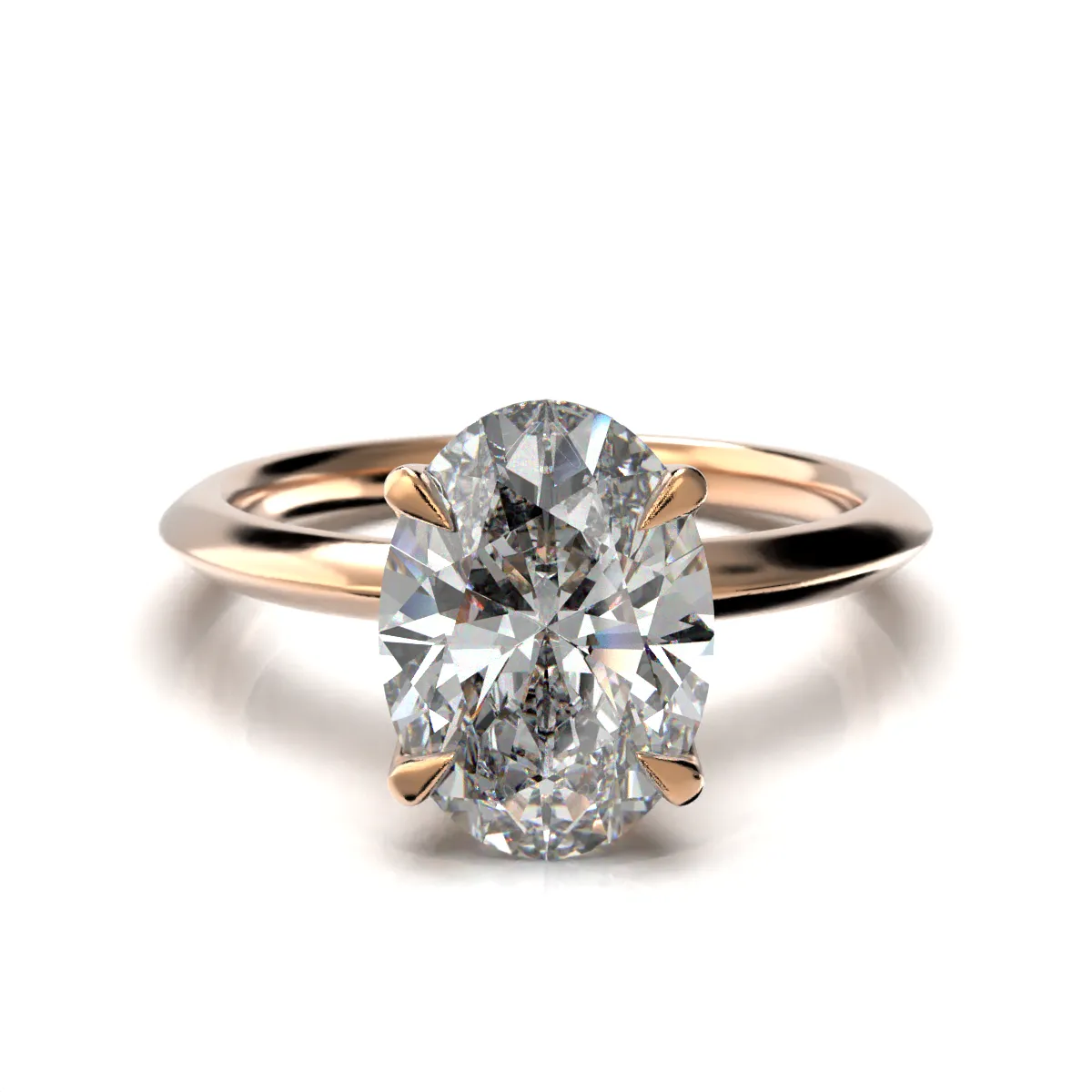 Engagement ring "Lily Oval" - Keefirivunts