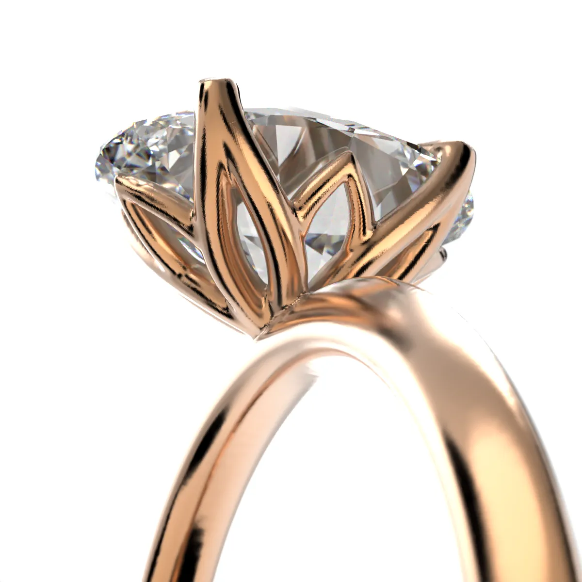 Kihlasormus "Lily Oval" - Keefirivunts