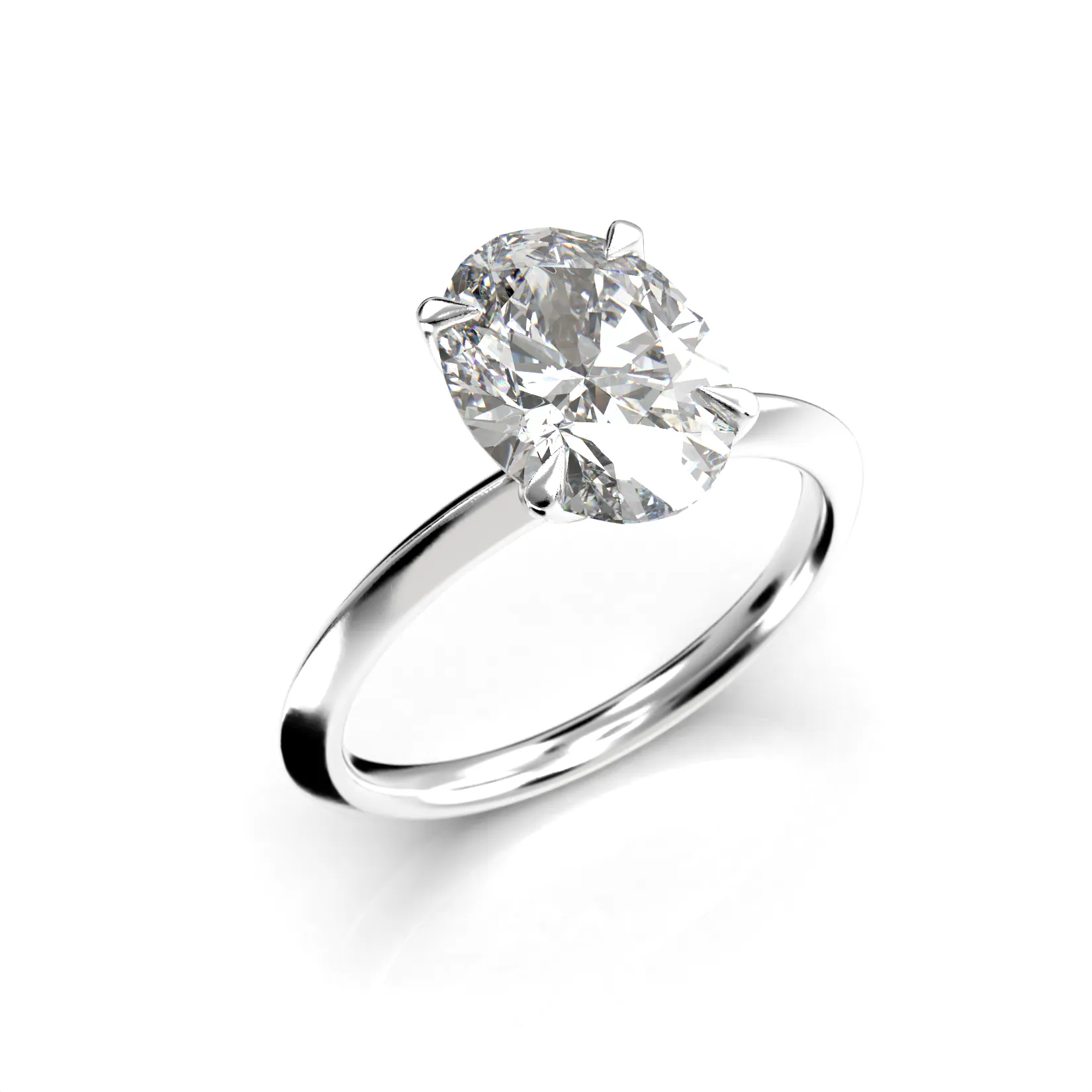 Engagement ring "Lily Oval" - Keefirivunts