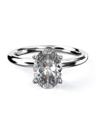 engagement ring Alice, classic engagement ring, ring with oval stone, gold ring, gold engagement rings, engagement ring’s, white gold rings, ring with brilliant