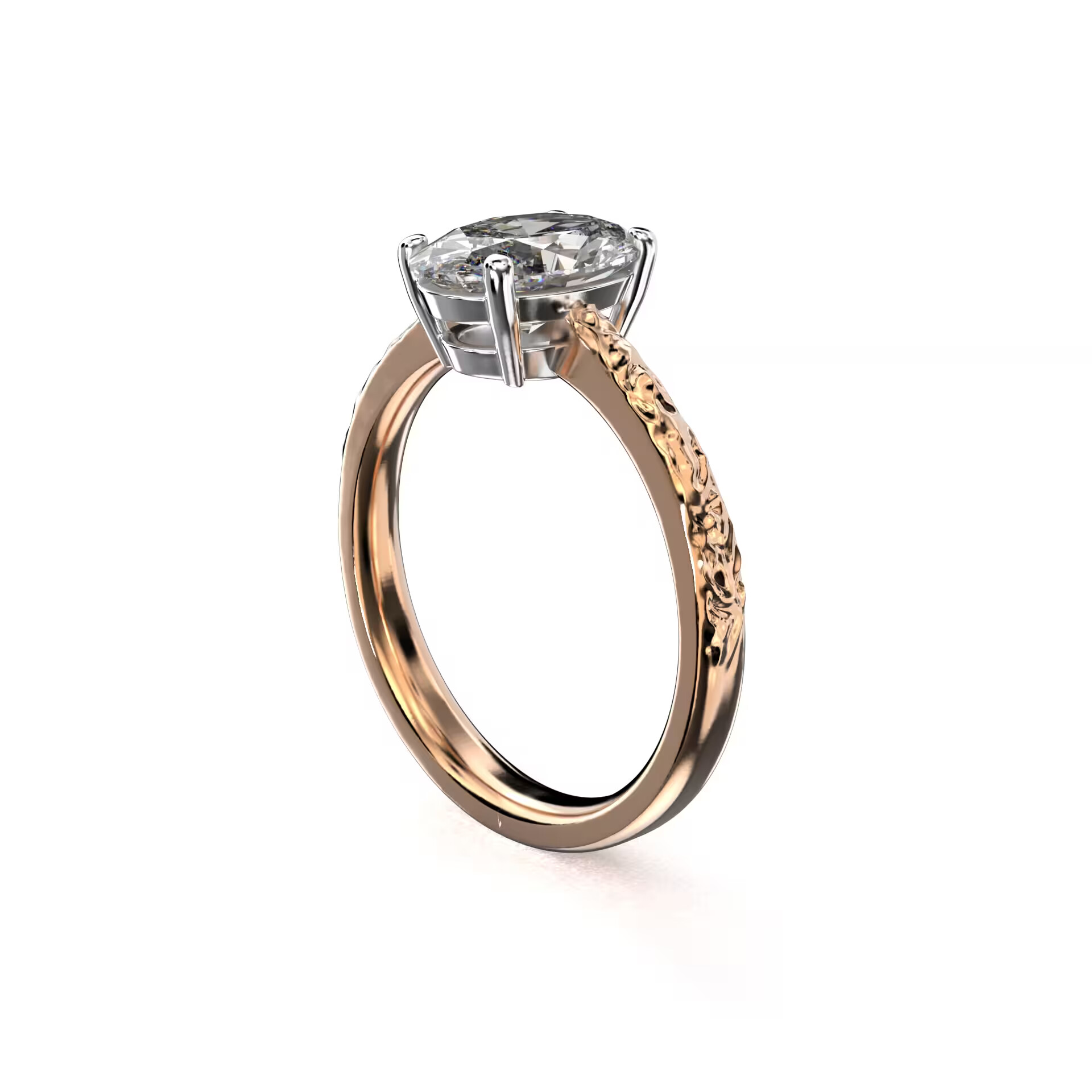 Kihlasõrmus "Grace III" - Keefirivunts